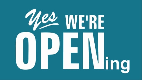 We are OPENing